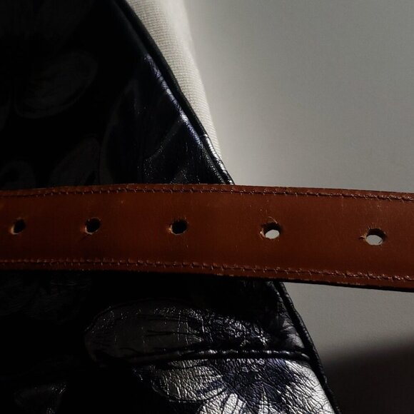 Dooney & Bourke Cognac Leather Belt - Picture 9 of 12